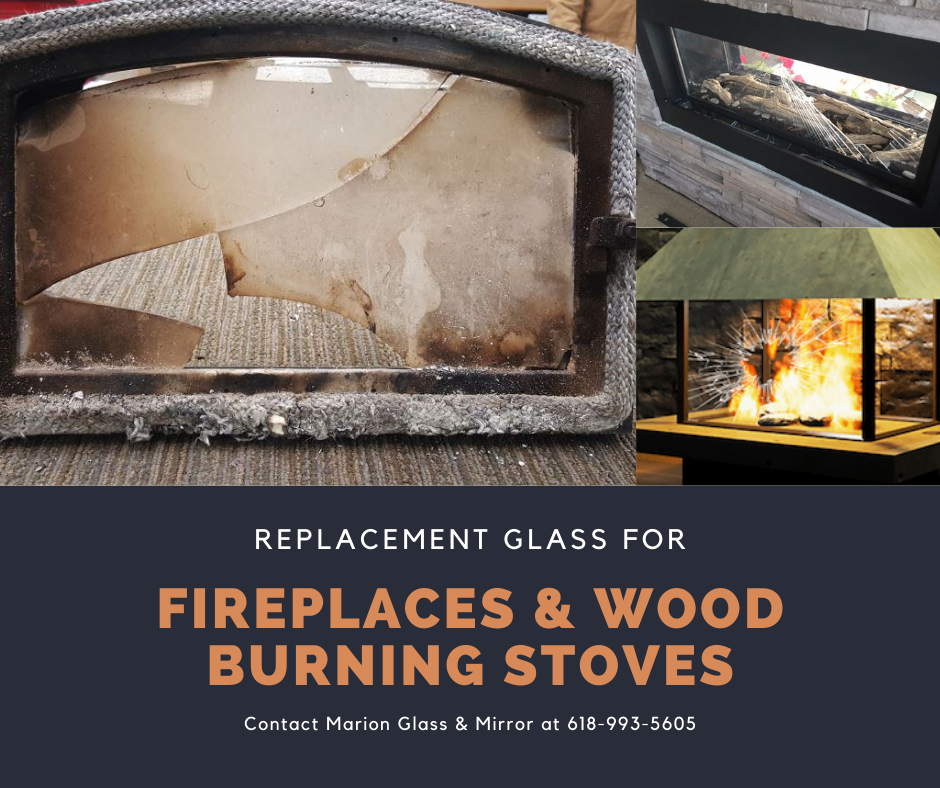 Fireplace Replacement Glass Marion Glass and Mirror