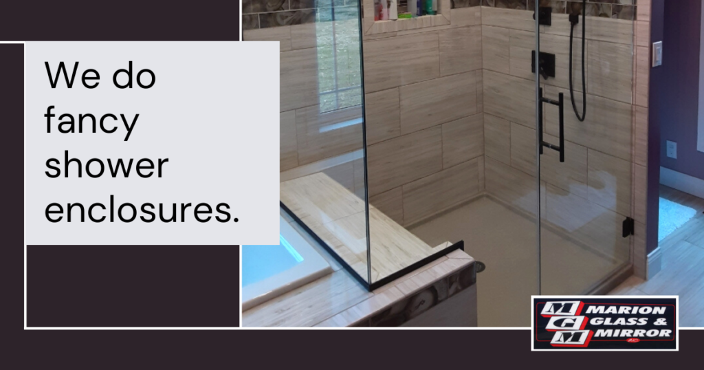 Custom Shower Enclosures Marion Glass and Mirror